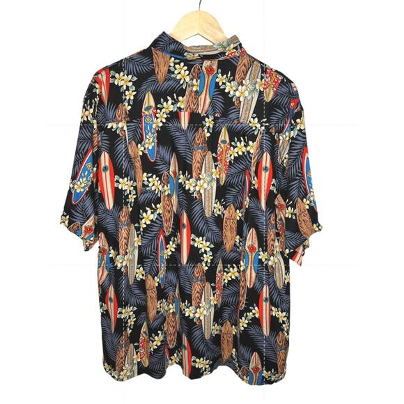 Lot of 3 VINTAGE y2k Hawaiian Shirts L 100% Rayon Button Down Island Tropical - Picture 8 of 13